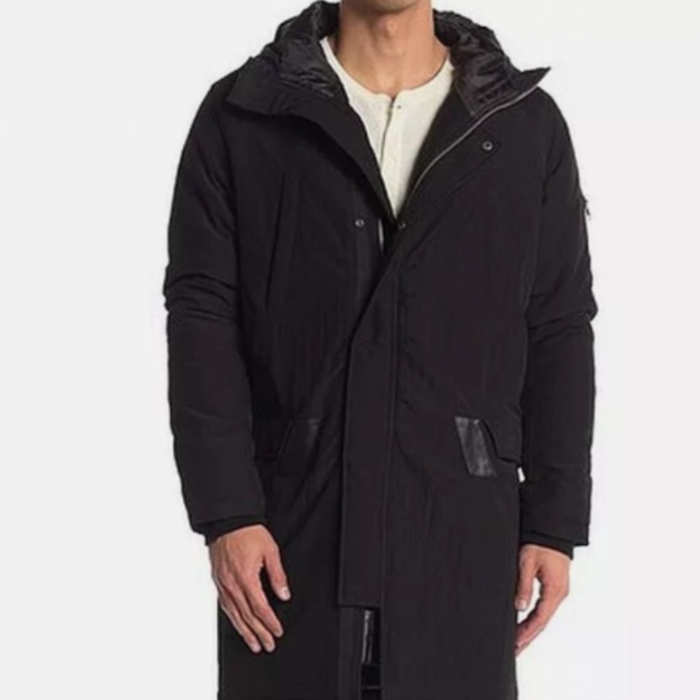 Men's Slate and Stone Black Winter Jacket Size Medium Puffer